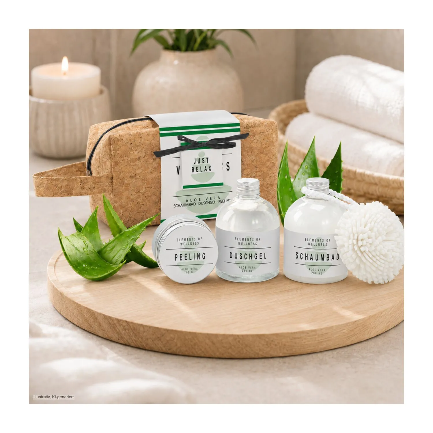 Wellness-Geschenkset: Relax to Go, grün – Bild 8