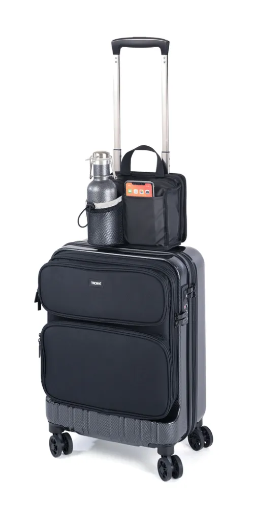 Trolley Organizer TROIKA BLACK ON TOP, schwarz – Bild 4