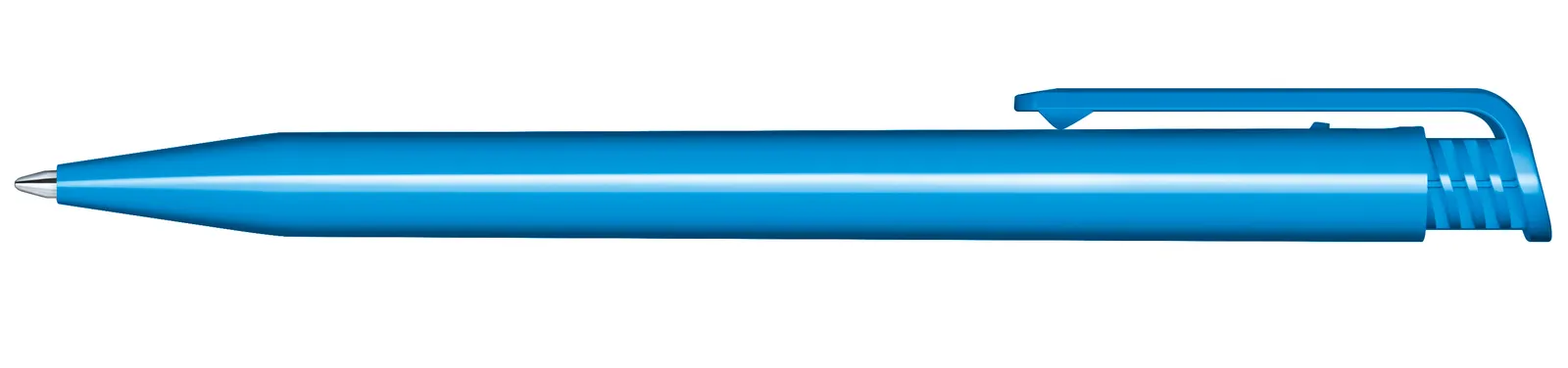 Super Hit Polished Druckkugelschreiber, Cyan – Bild 4