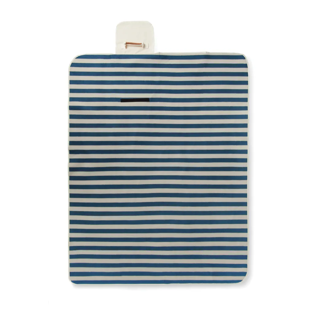VINGA Alba GRS rPET Picknickdecke, navy blau – Bild 2