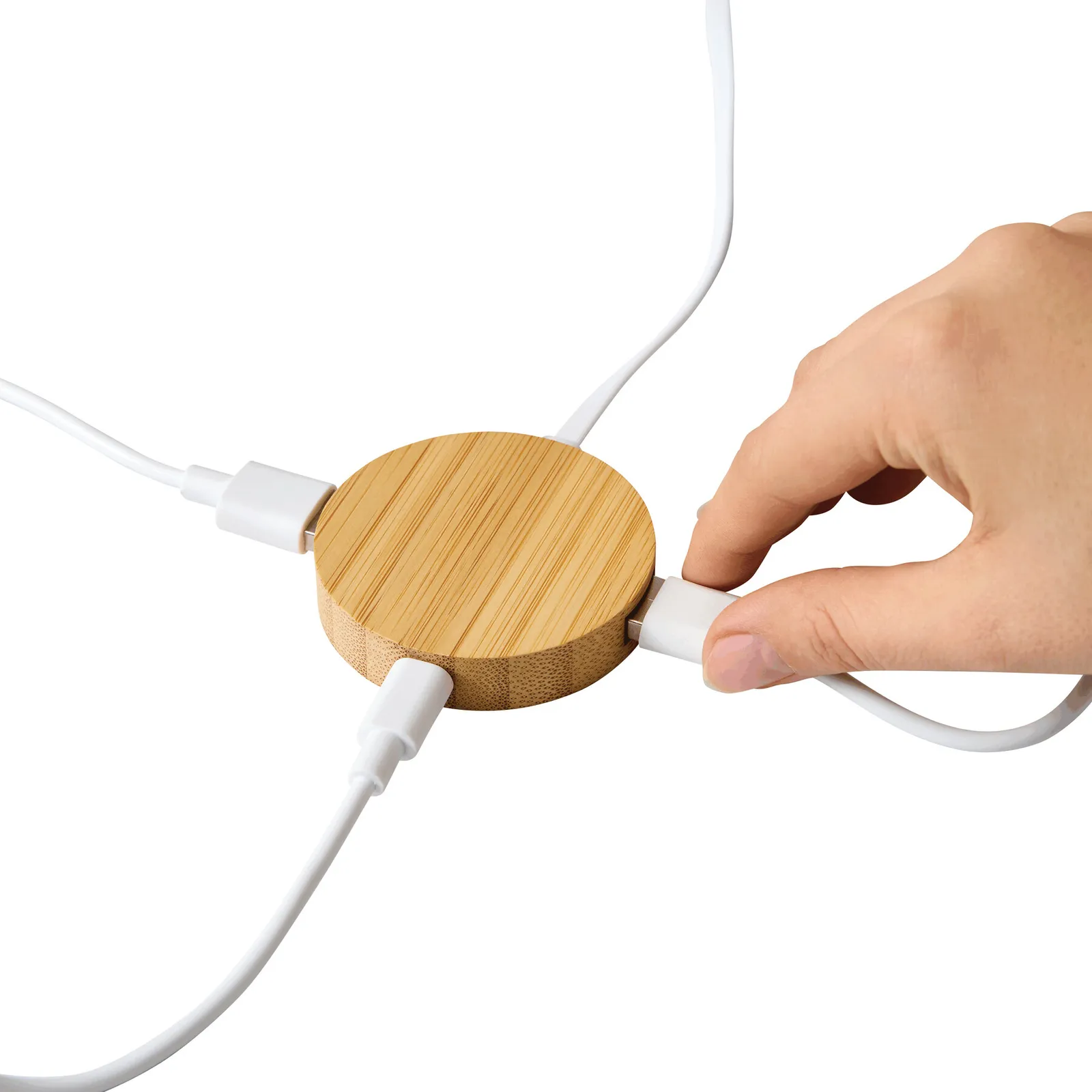 MULTIPLIER CIRCLE - USB Hub braun, braun – Bild 5