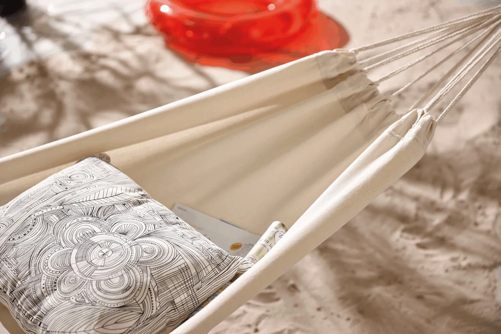 SNOOZE - Hängematte beige, beige – Bild 5