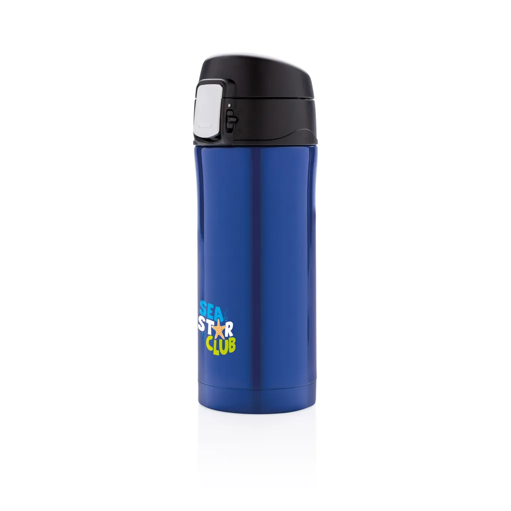 Easy-Lock Vakuum-Becher aus RCS recyceltem Stainless-Steel, blau – Bild 5
