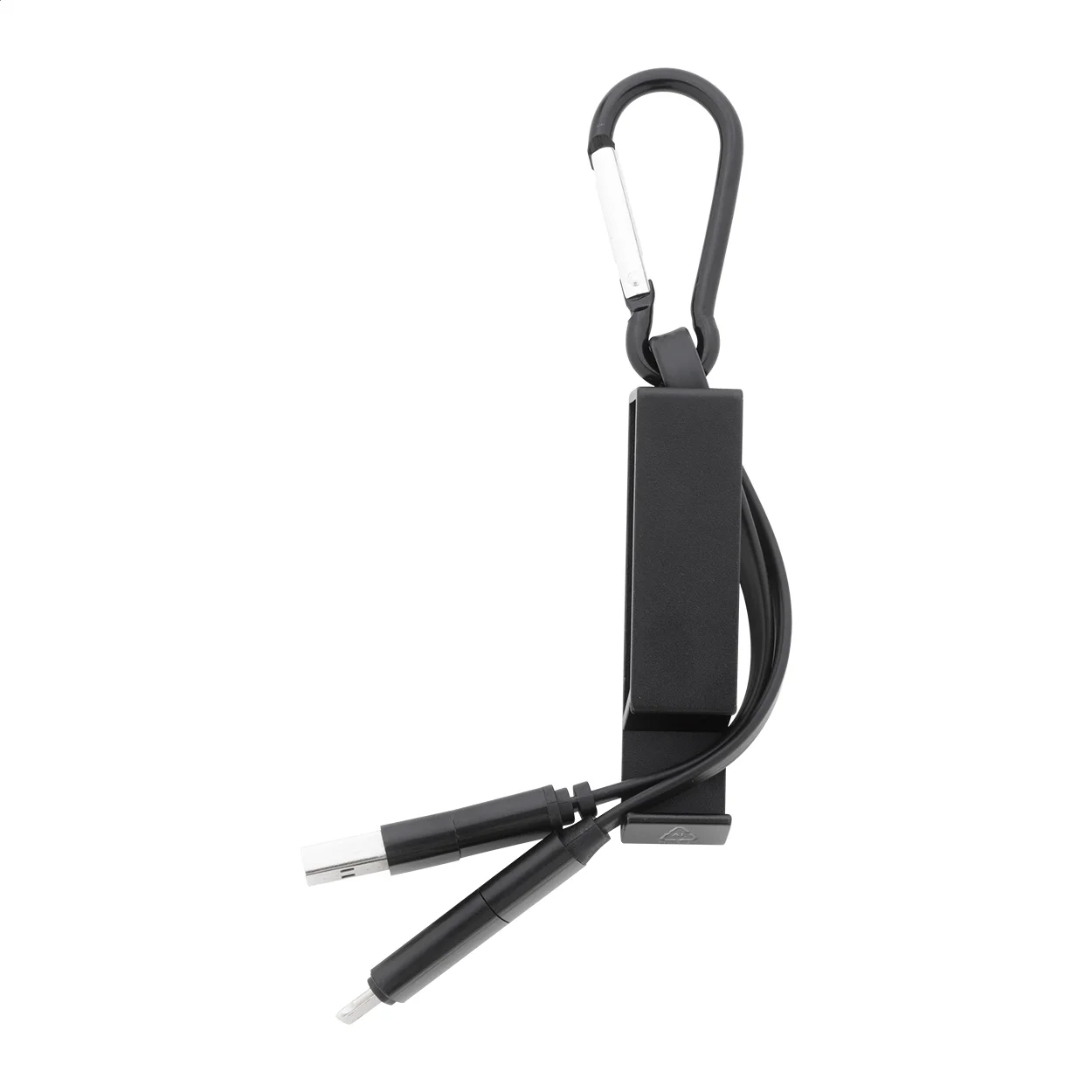 USB-Ladekabel Cappy, schwarz – Bild 4