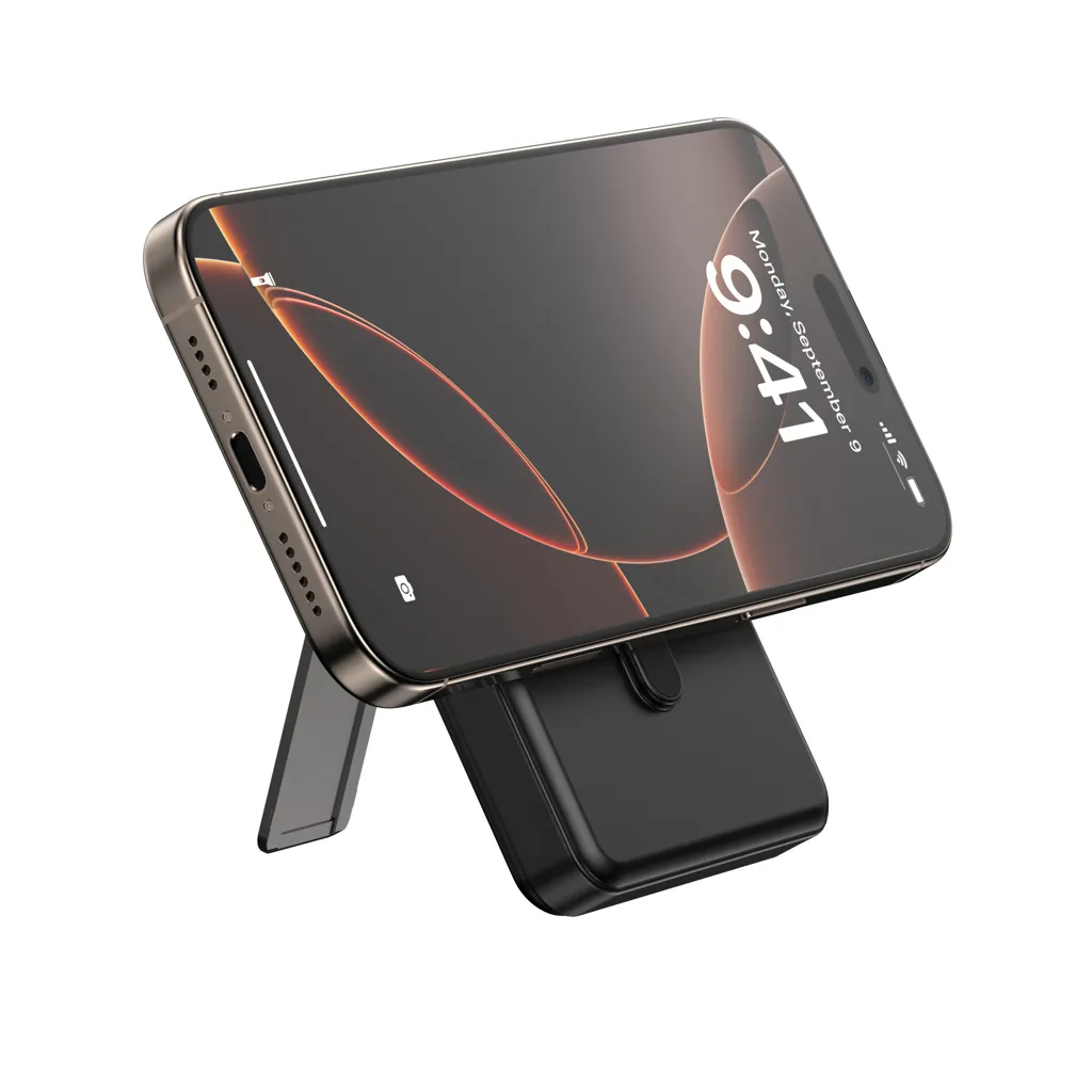 Urban Vitamin Delano 5-in-1 10.000mAh 20W PD magn. Powerbank, schwarz – Bild 3