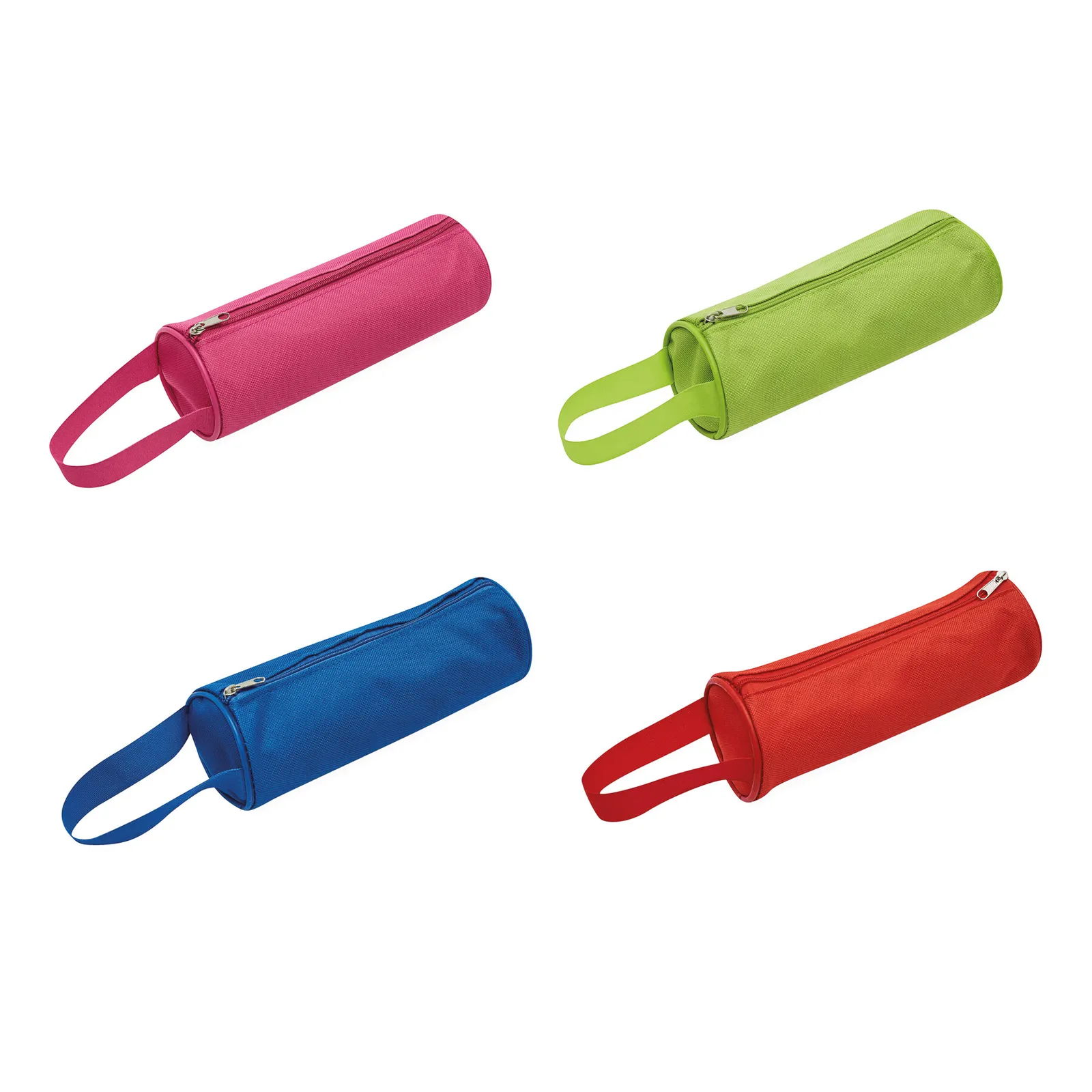 SCHOOL - Runde Stiftetasche, blau – Bild 5