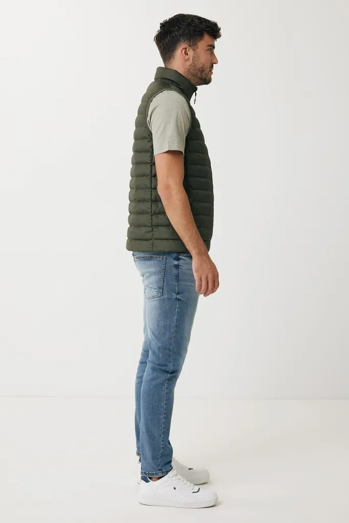 IQONIQ Meru Herren Bodywarmer aus recyceltem Polyester, khaki – Bild 7