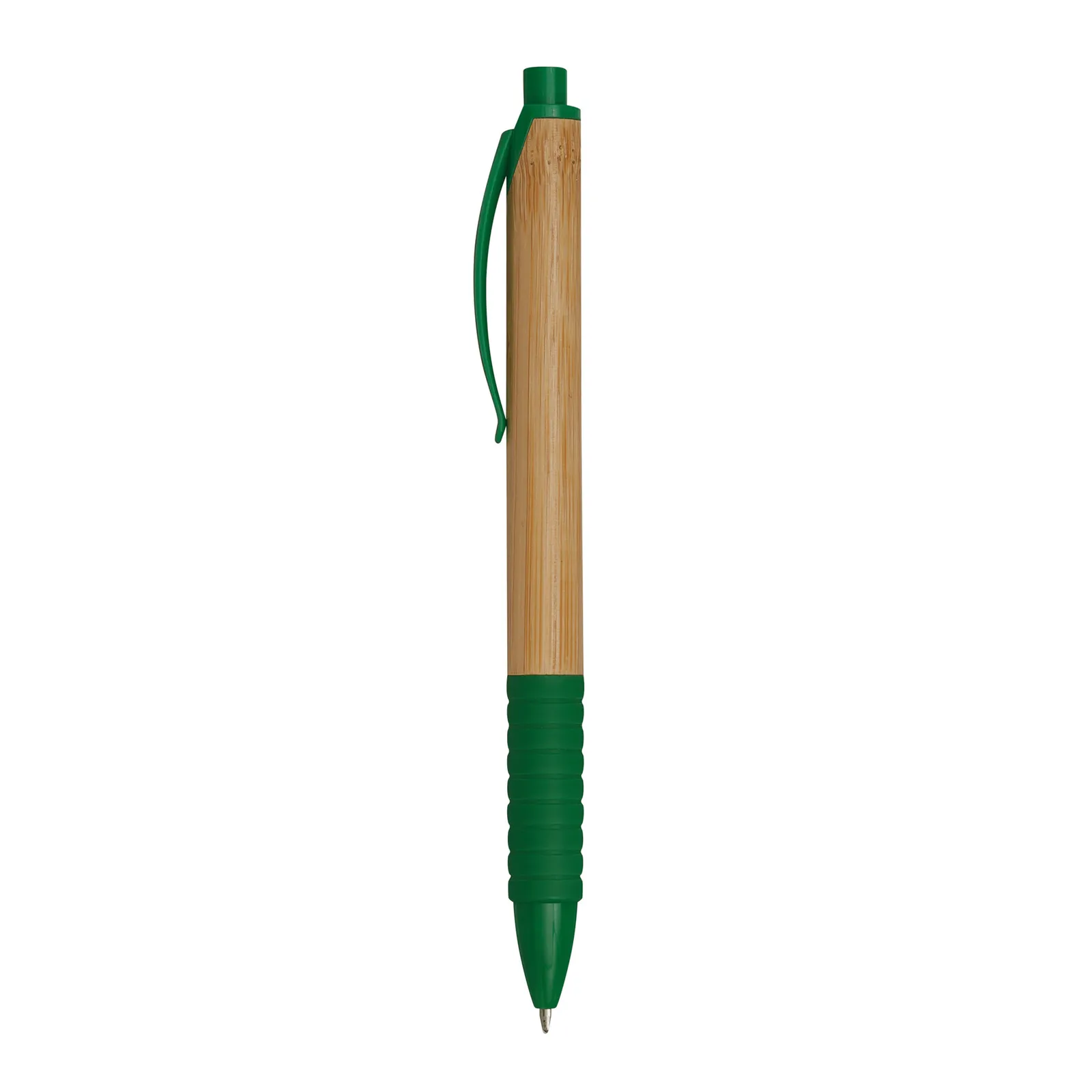 BAMBOO RUBBER - Kugelschreiber, braun, grün – Bild 3