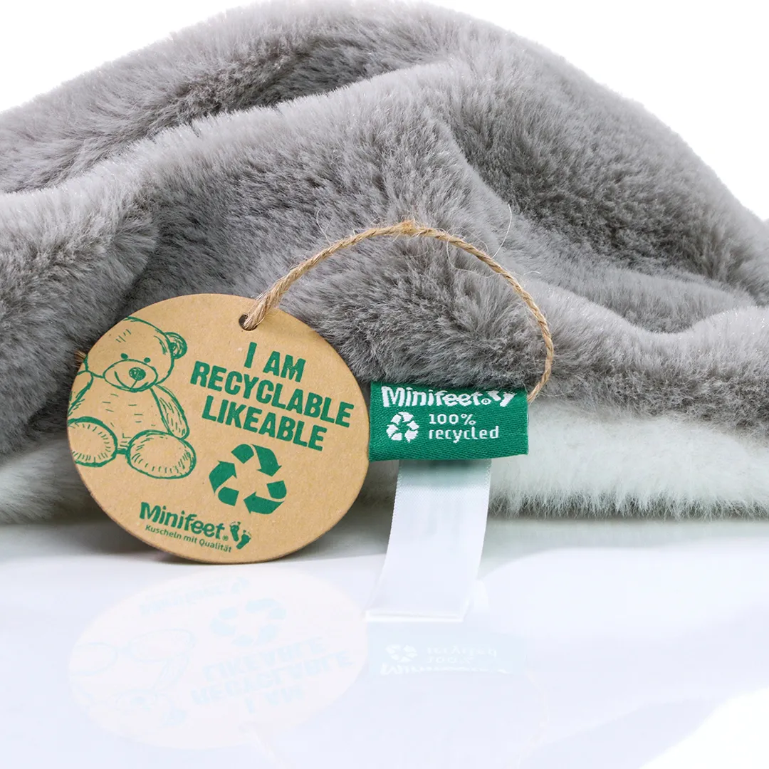 Hundespielzeug RecycelWaschbär, grau – Bild 3