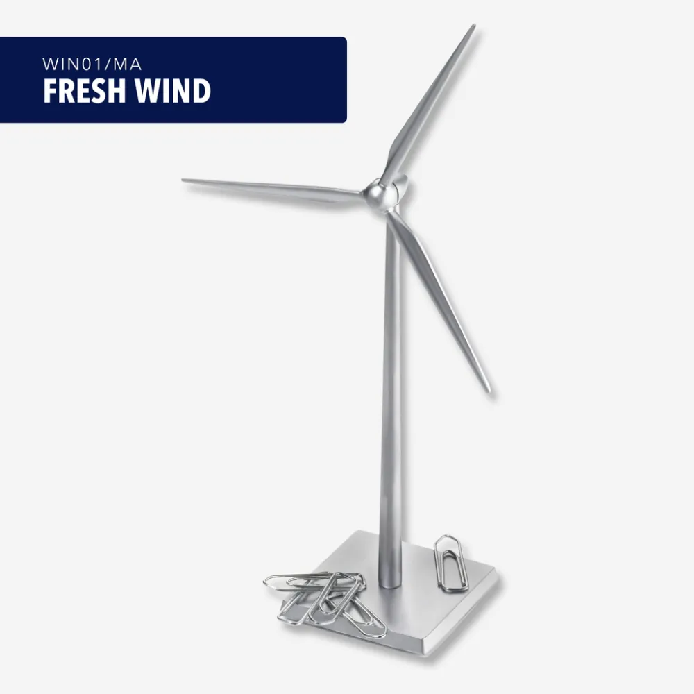 Büroklammernhalter FRESH WIND, silberfarben – Bild 5