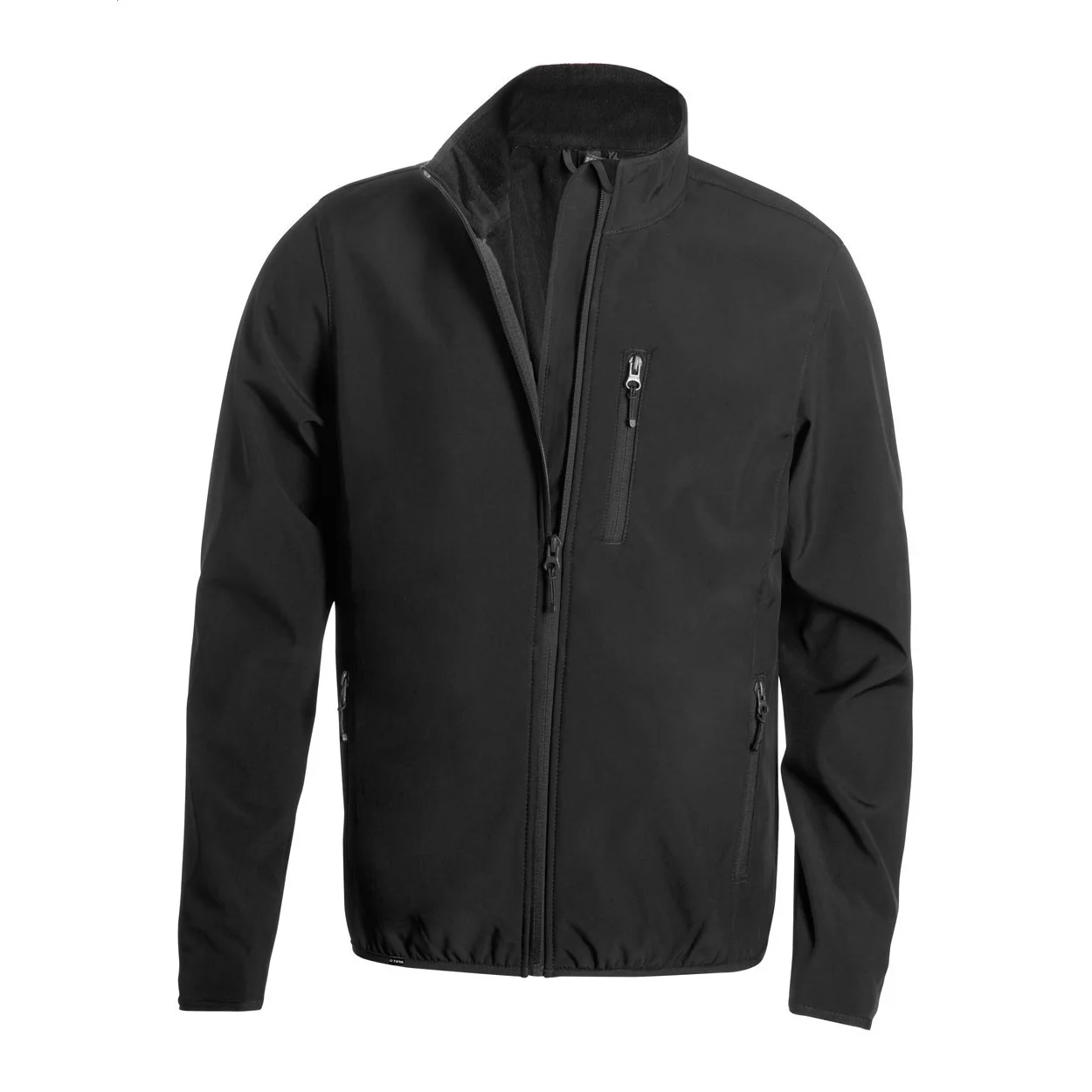 RPET-Softshelljacke Timber, schwarz – Bild 2