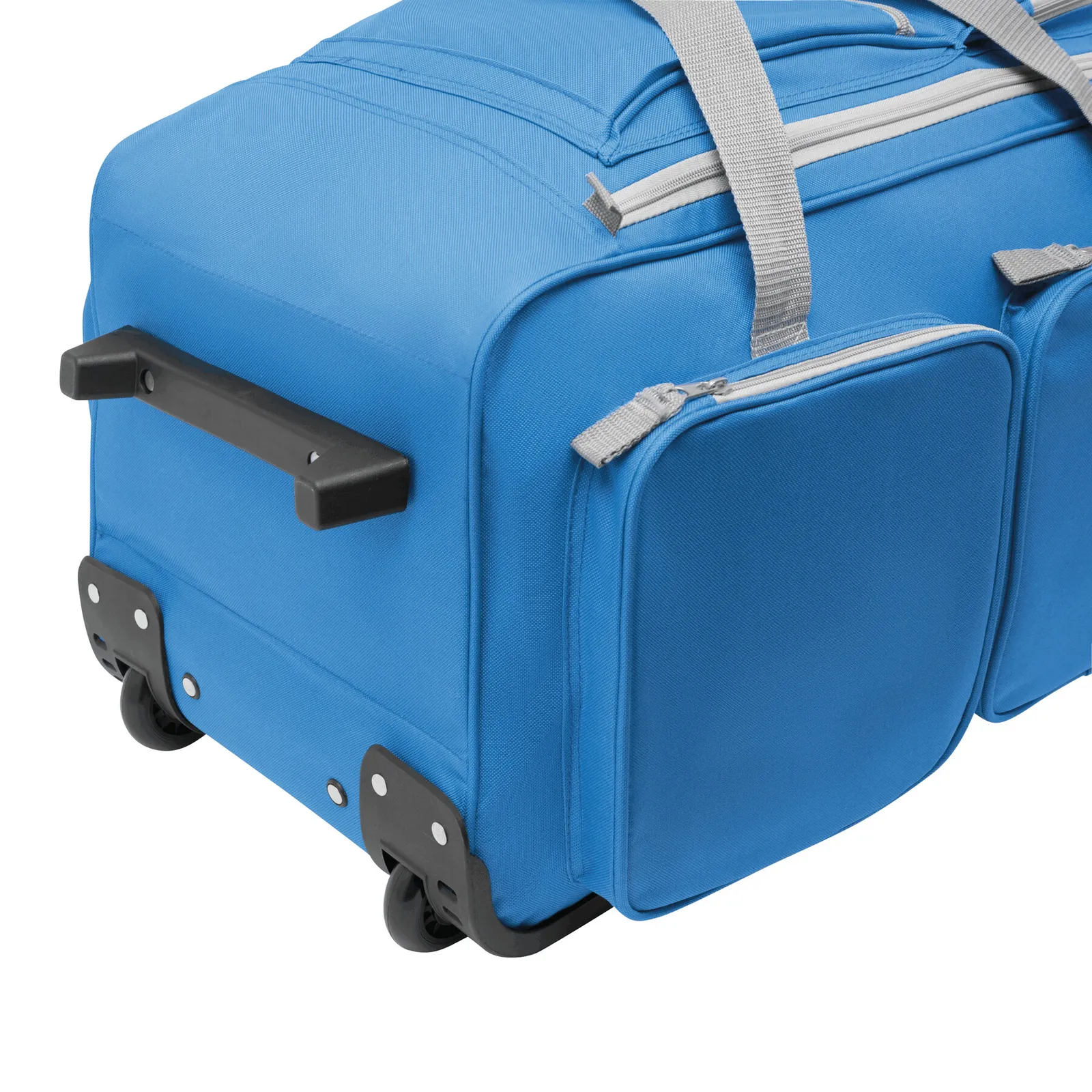 9P - Trolley-Reisetasche, blau, grau – Bild 8