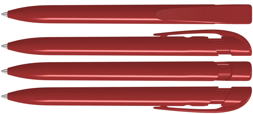 YES antibacterial Druckkugelschreiber rot, rot – Bild 2