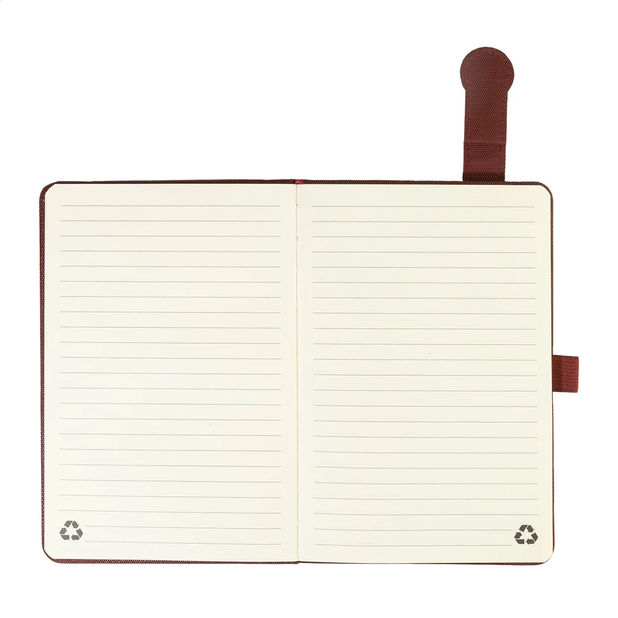 Notizbuch Clappuk aus RPU, burgund – Bild 3