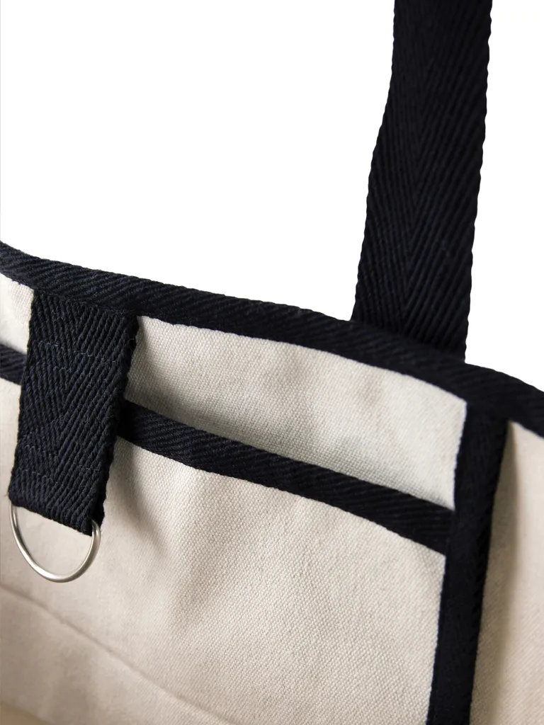 VINGA Volonne AWARE™ Strandtasche aus recyceltem Canvas, off white – Bild 6