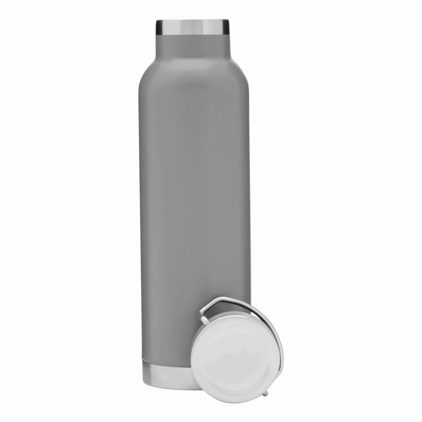 MILITARY - Vakuum-Isolierflasche, grau – Bild 5