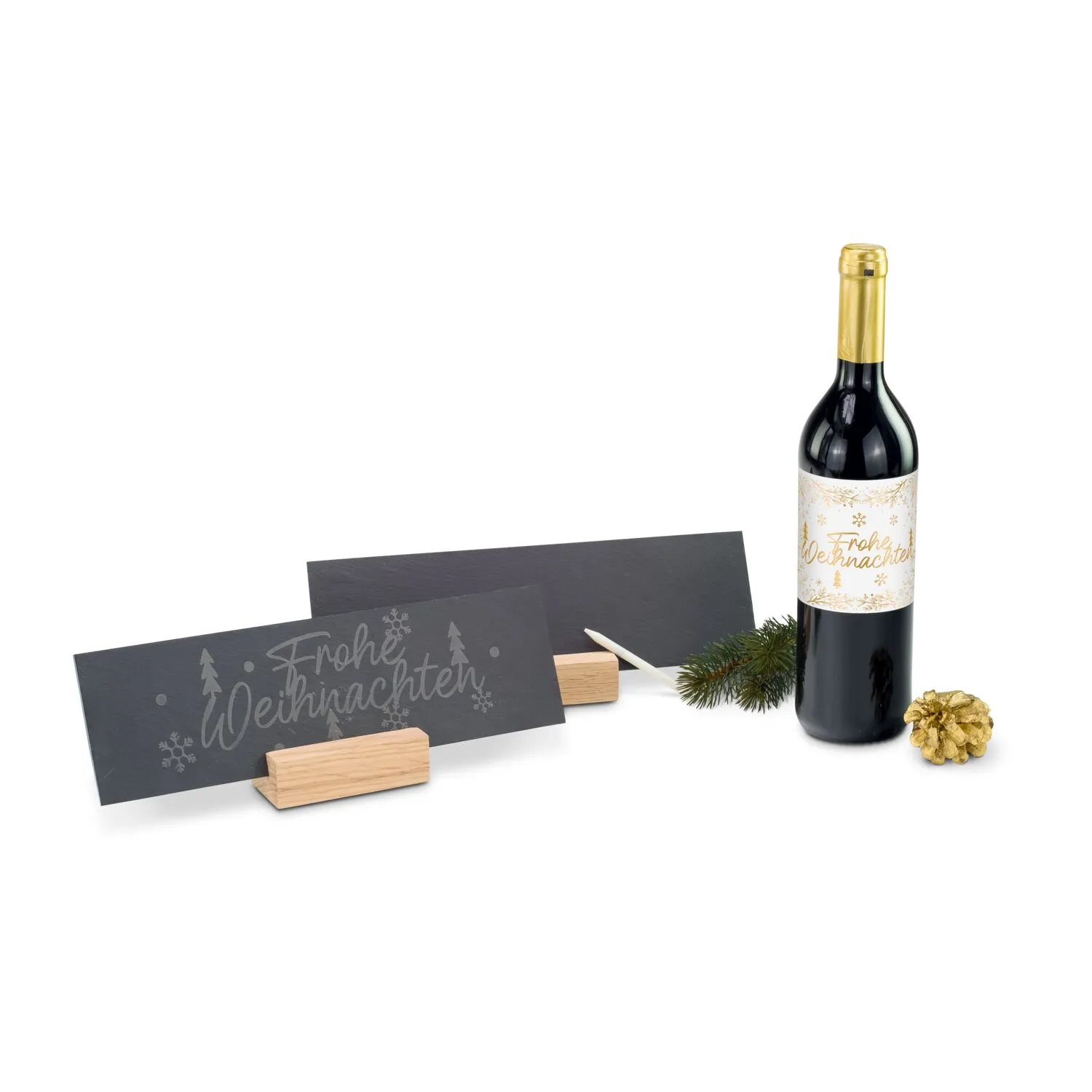 Geschenkset / Präsenteset: Schiefer & Wein, grau – Bild 5