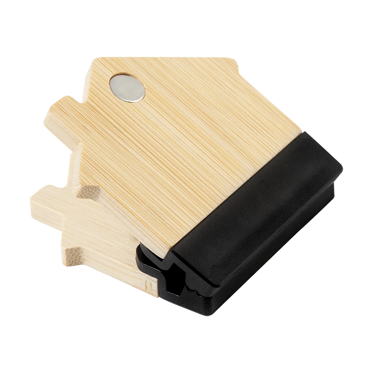 Kühlschrankmagnet CasaClip mit Notizklammer, natur – Bild 4