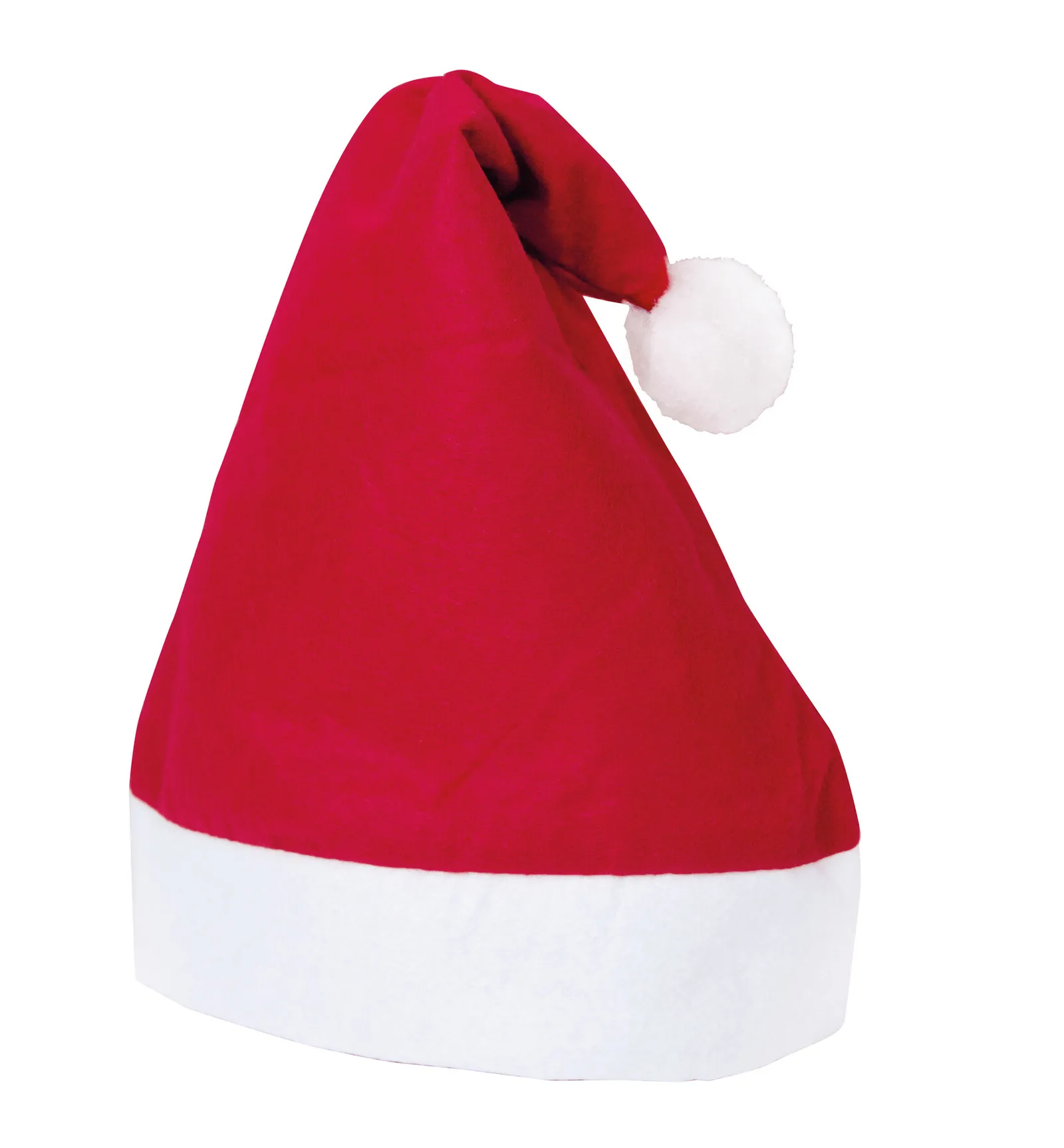 HAPPY HAT - Weihnachtsmann-Mütze rot, weiß