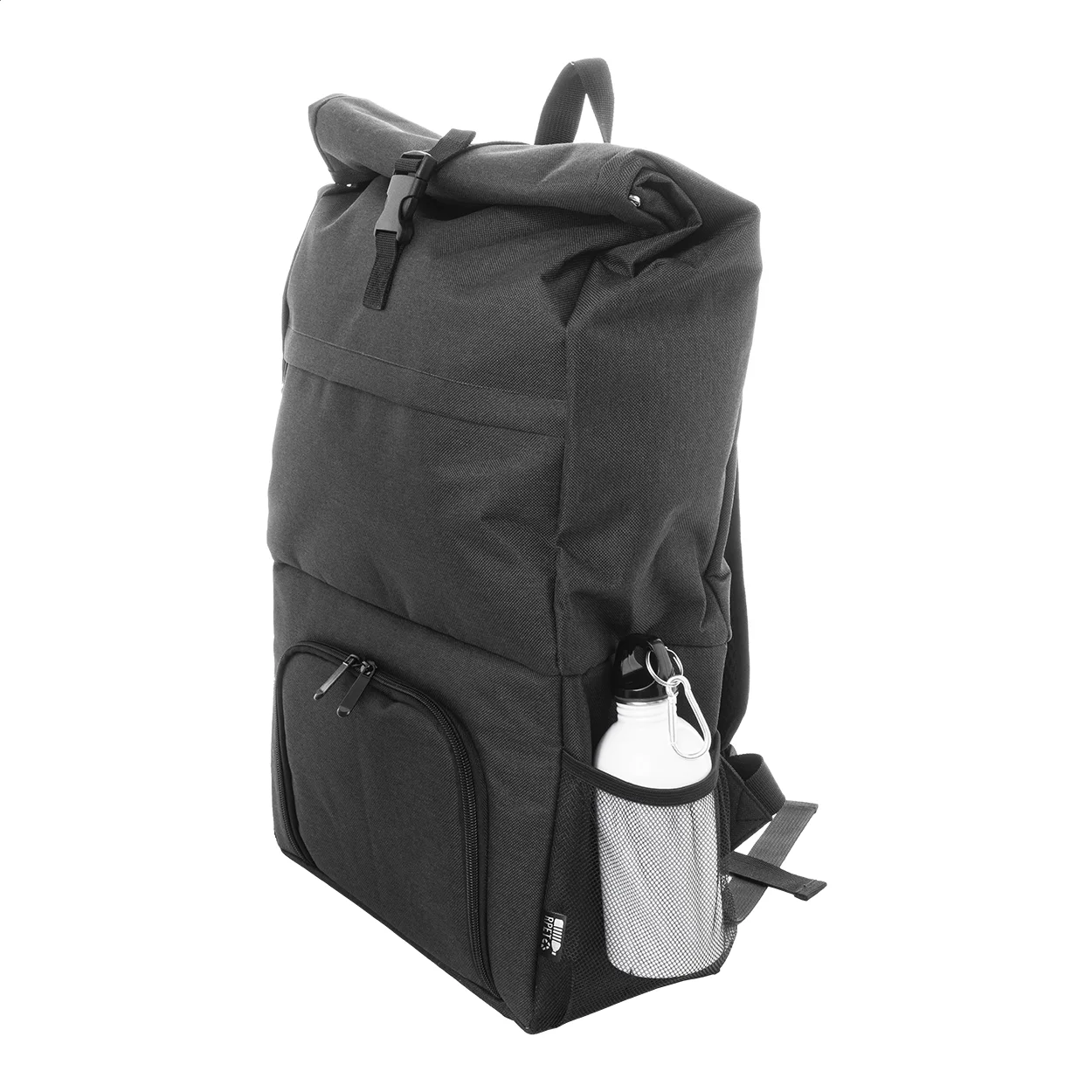 RPET-Kühlrucksack Chilltop, schwarz – Bild 5
