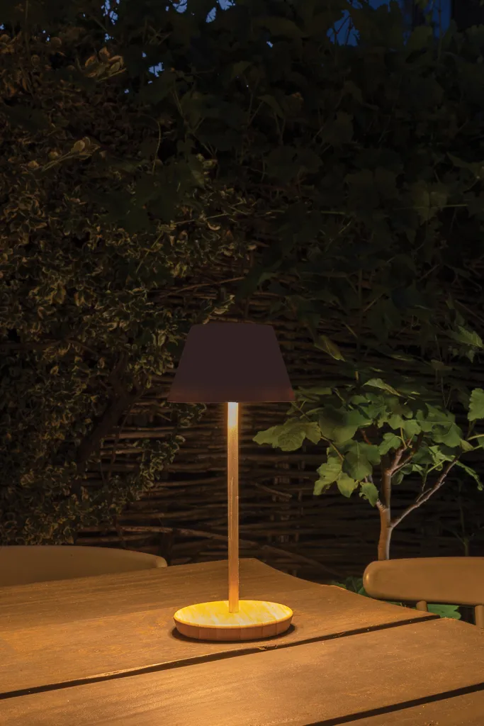 Pure Glow USB-Tischleuchte aus RCS recyceltem Kunststoff, weiß – Bild 6