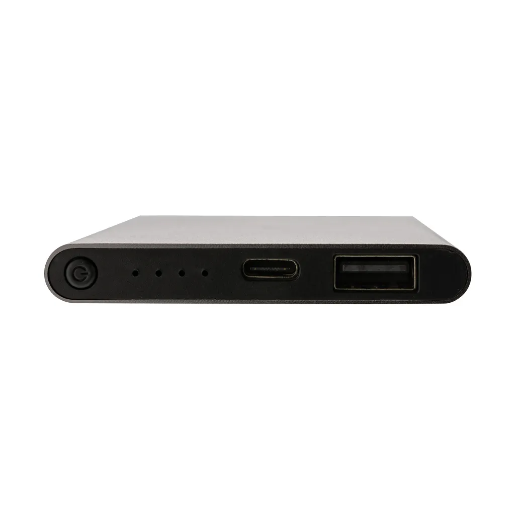 4.000mAh Type-C Powerbank aus RCS recyeltem ABS & Aluminium, anthrazit – Bild 4