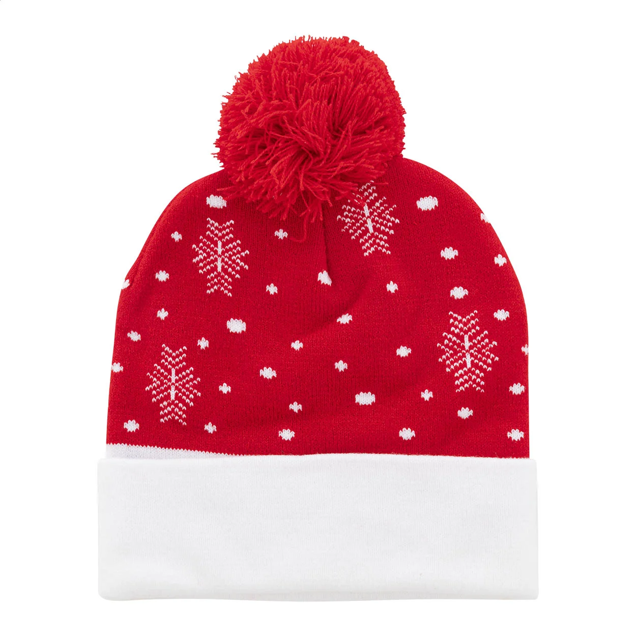 Weihnachts-LED-Wintermütze Norrsken, Rentier, rot – Bild 5