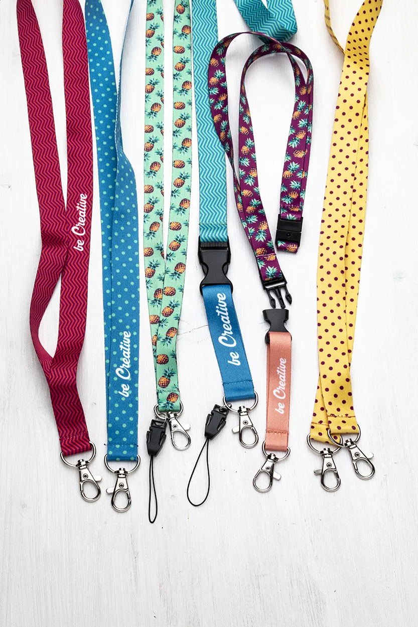 Sublimations-Lanyard Subyard Double, weiß – Bild 3