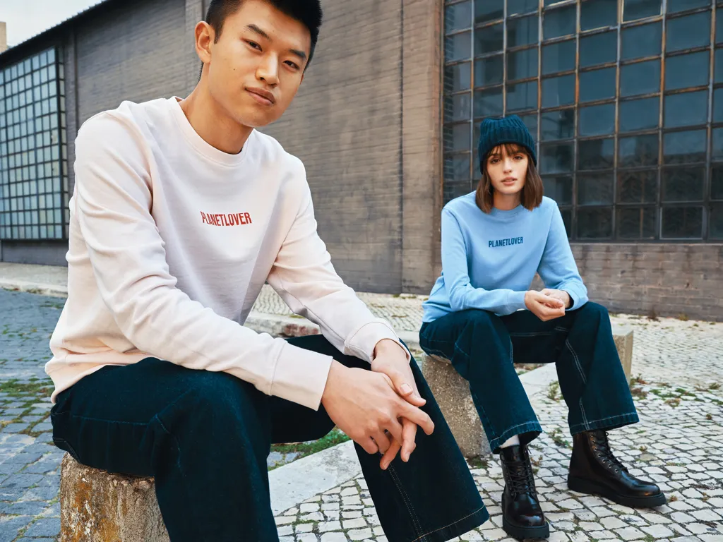 IQONIQ Etosha Lightweight Sweater aus recycelter Baumwolle, cloud pink – Bild 9