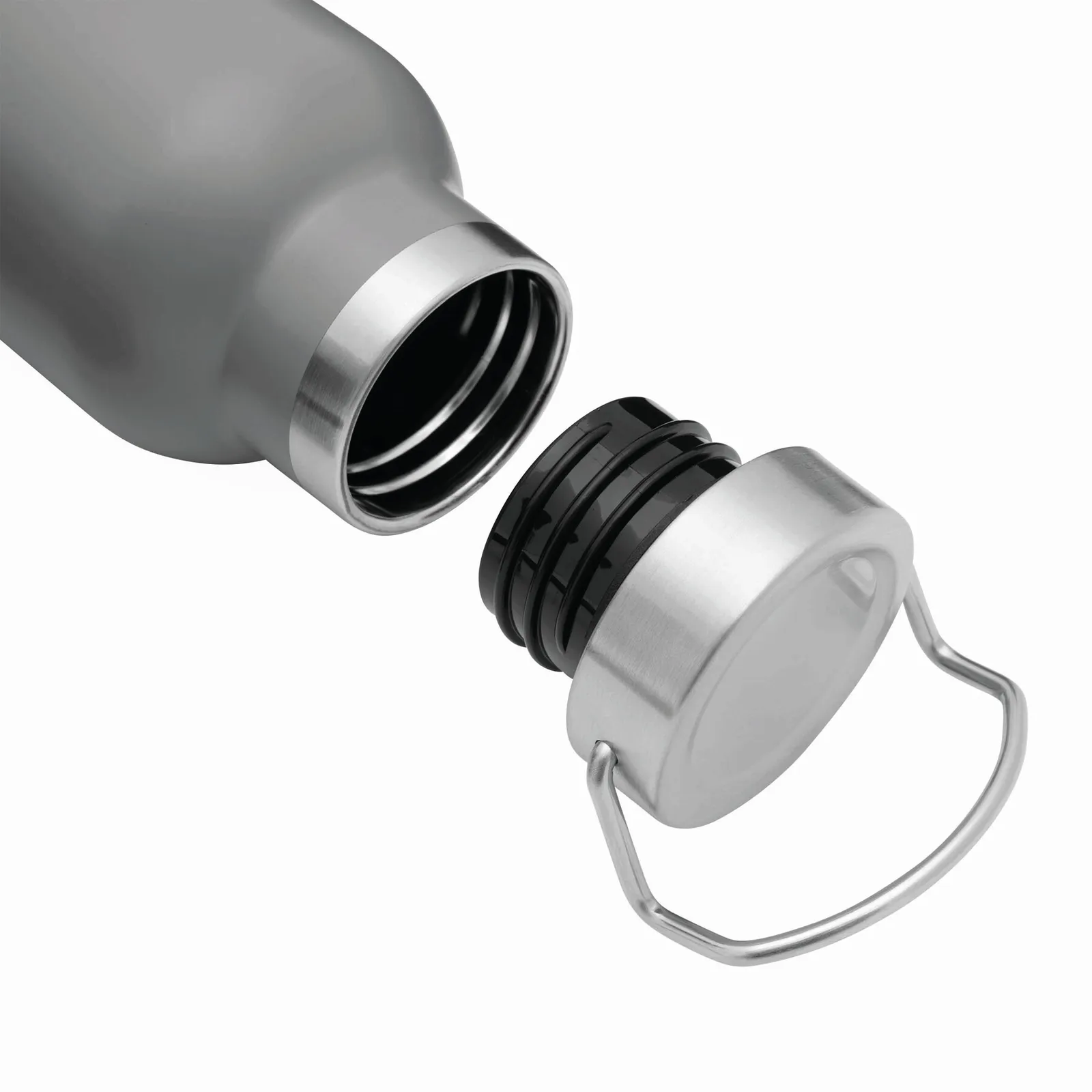 MILITARY - Vakuum-Isolierflasche, grau – Bild 6