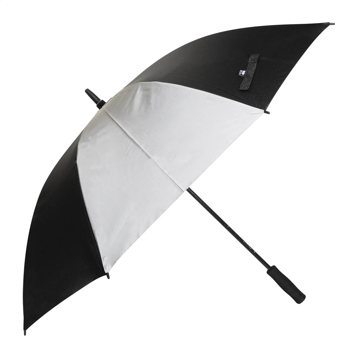Reflektierender RPET Regenschirm Radians XL, schwarz – Bild 2