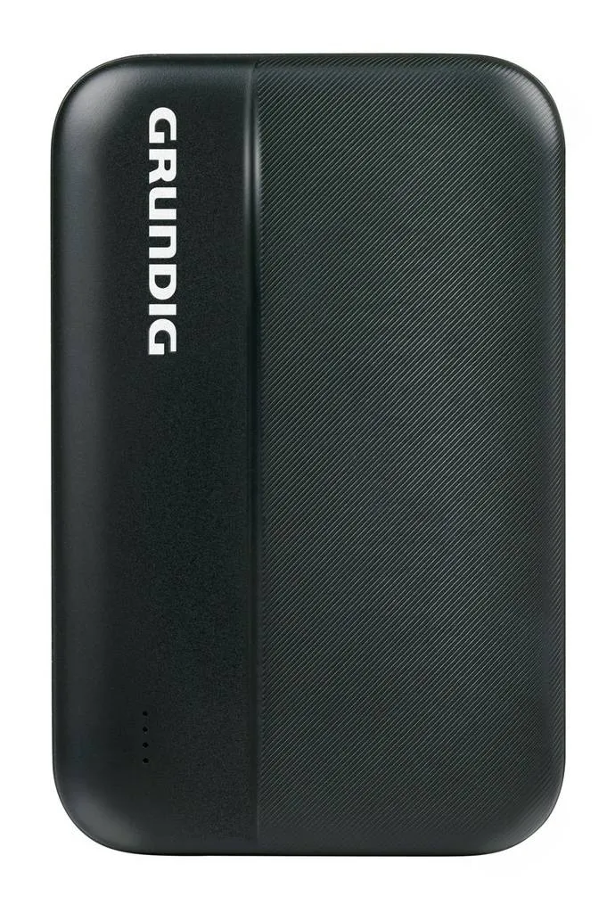 GRUNDIG Powerbank 5000mAh mit USB-A und USB-C, Schwarz – Bild 3