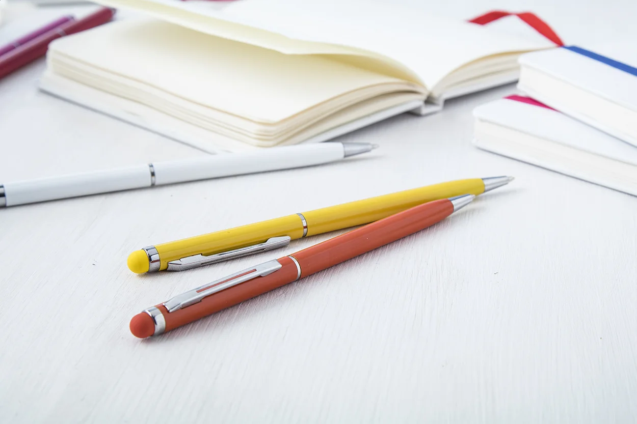 Touchpen Todox mit Kugelschreiber, orange – Bild 2