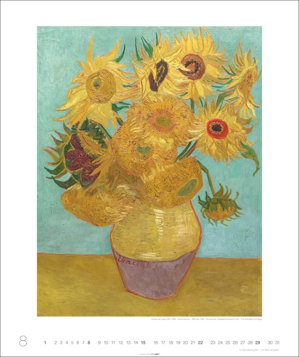 Vincent van Gogh Edtion Wandkalender 2027 – Bild 9