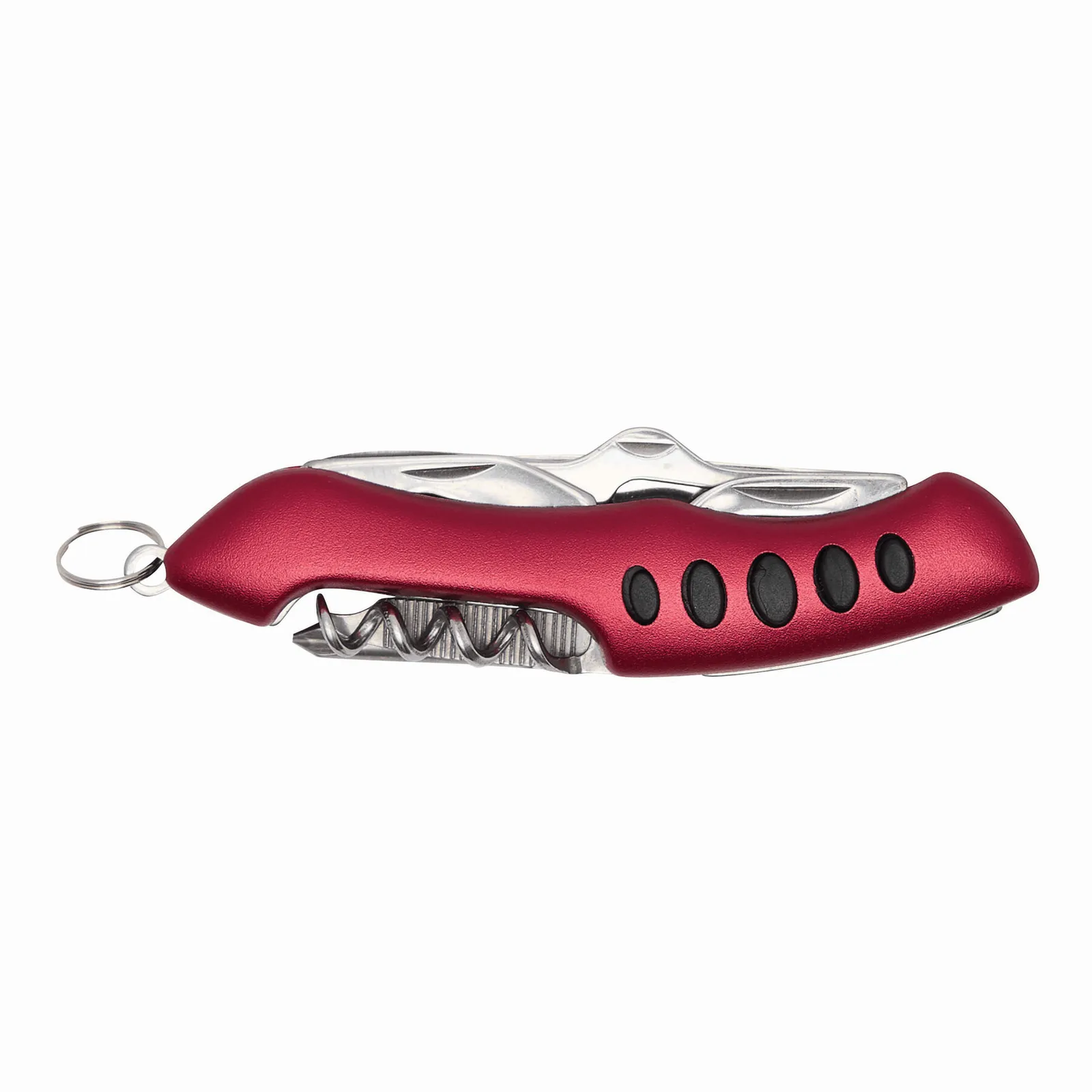 SMALL R. - Taschenmesser rot, silber, rot, silber – Bild 4