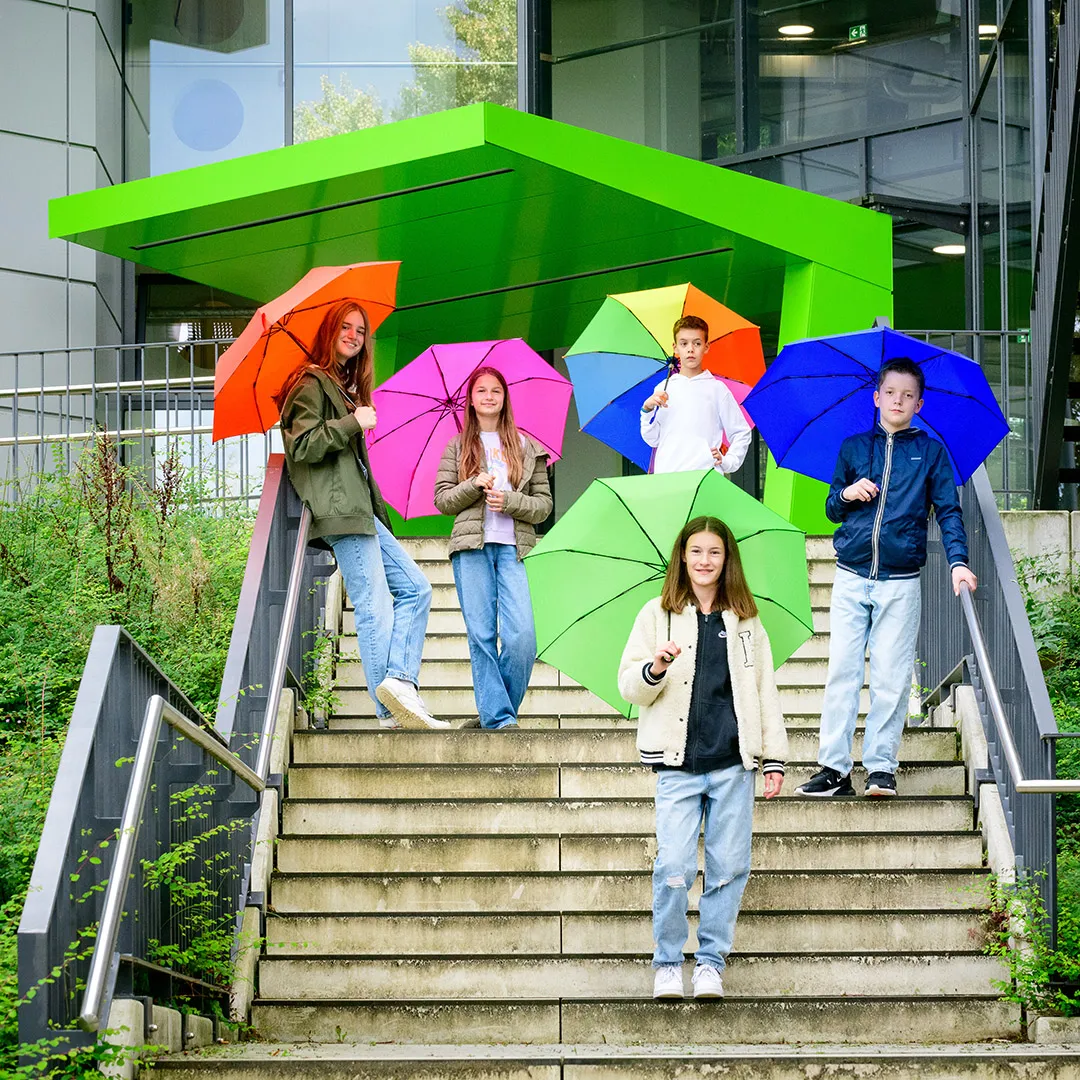 Taschenschirm FARE® 4Kids, regenbogen – Bild 7