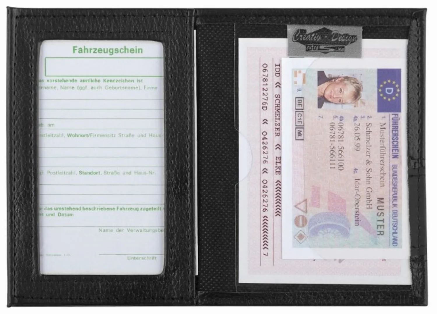 Ausweistasche "LookPlus" schwarz, schwarz – Bild 2