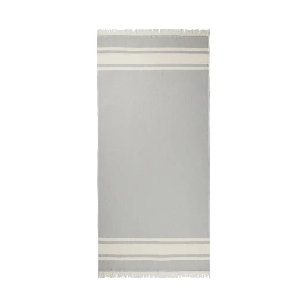 VINGA Tolo Hamam-Frottierhandtuch, grau – Bild 3