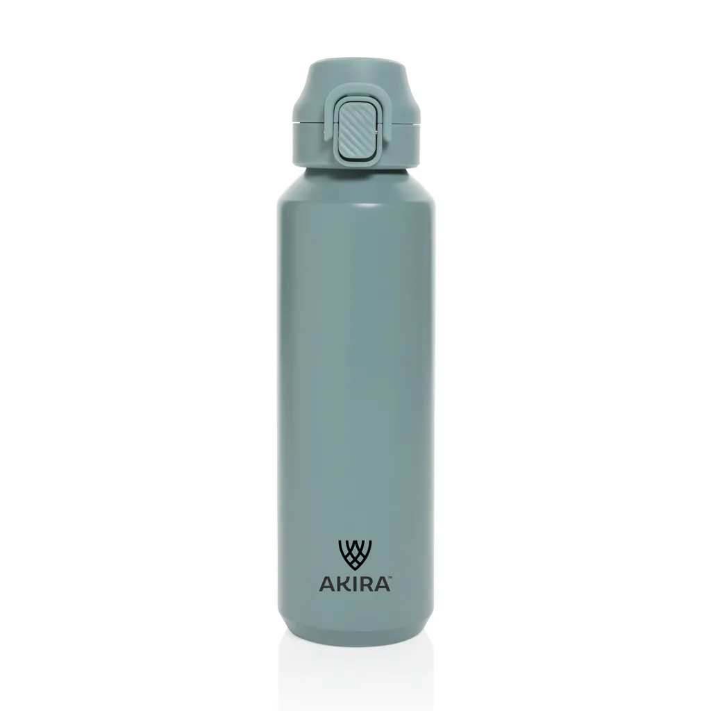 Via RCS Re-Steel Sportflasche mit Verschluss, 600ml, grün – Bild 6