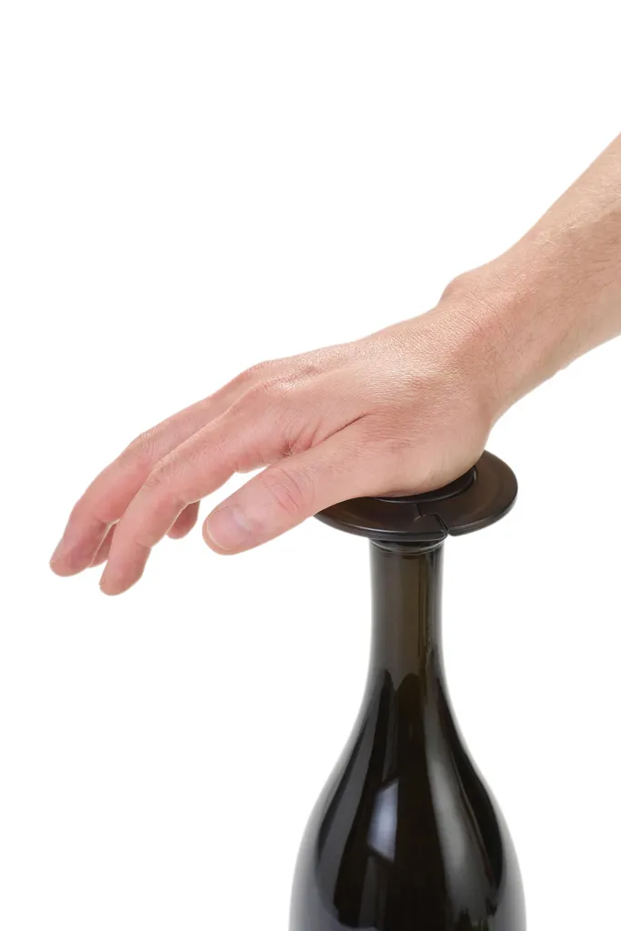 AdHoc Gusto Champagner-Verschluss, schwarz – Bild 8