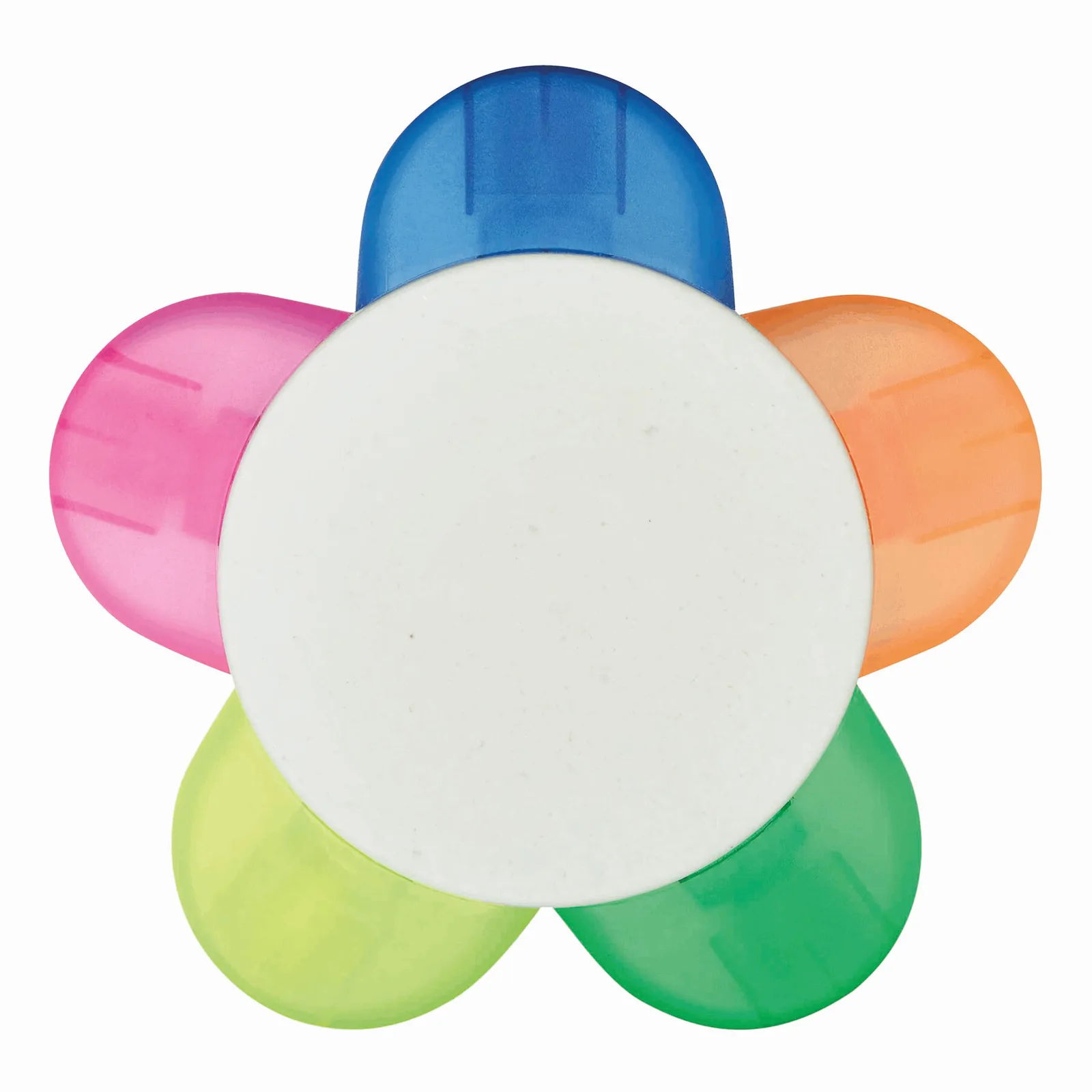 FLOWER - Blumenförmiger Textmarker bunt, bunt – Bild 2