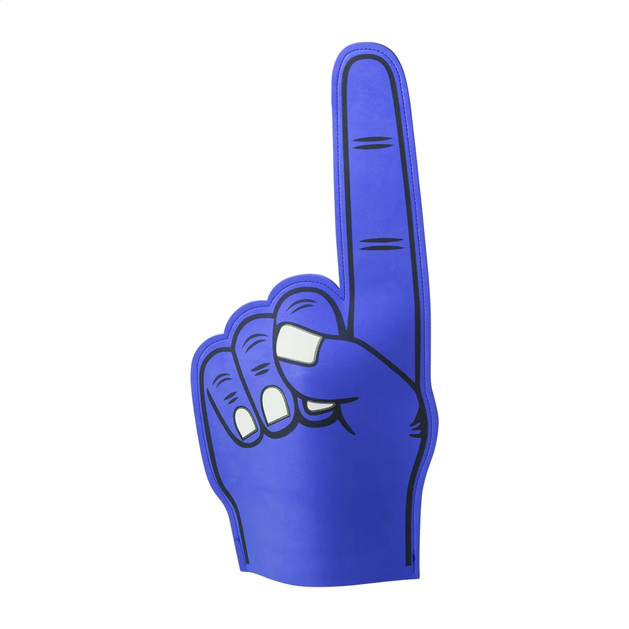 Schaumstoff-Hand Fanly, blau – Bild 2