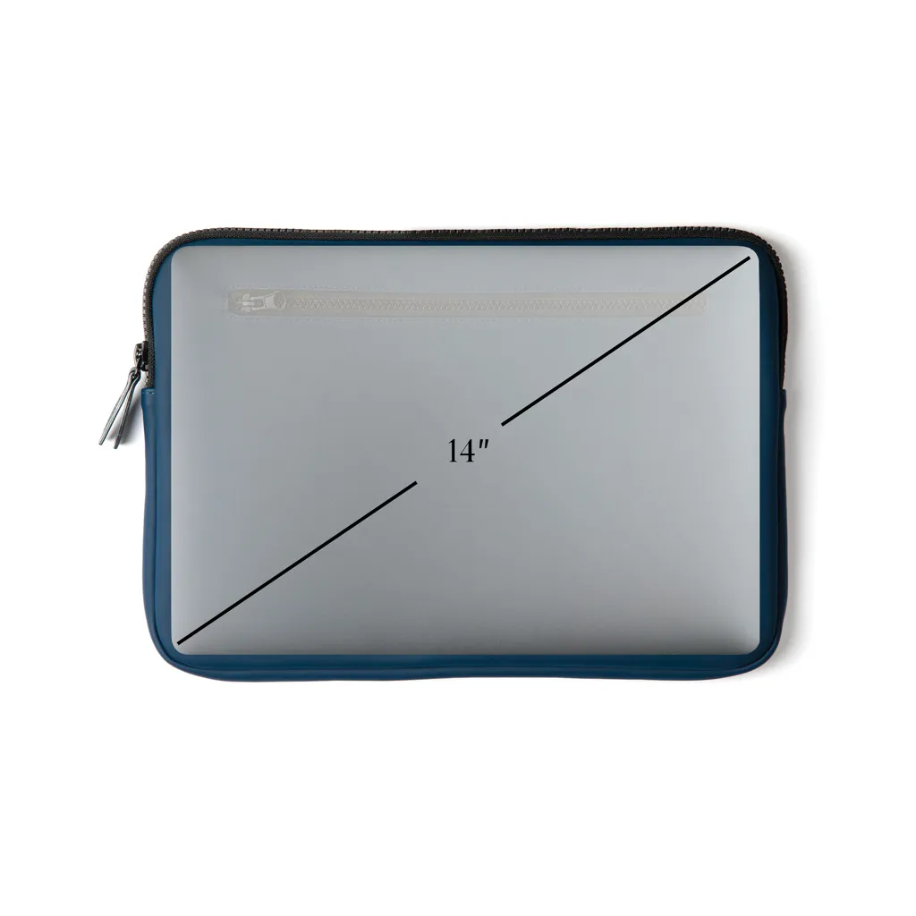 VINGA Baltimore Laptopcase 14“, navy blau – Bild 4
