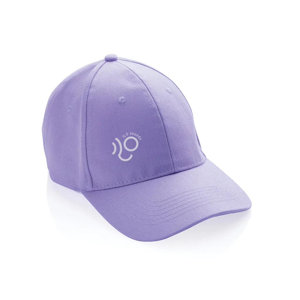 Impact 6 Panel Kappe aus 280gr rCotton mit AWARE™ Tracer, lavender – Bild 8