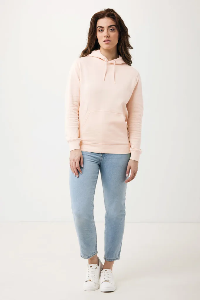 IQONIQ Rila Lightweight Hoodie aus recycelter Baumwolle, cloud pink – Bild 4