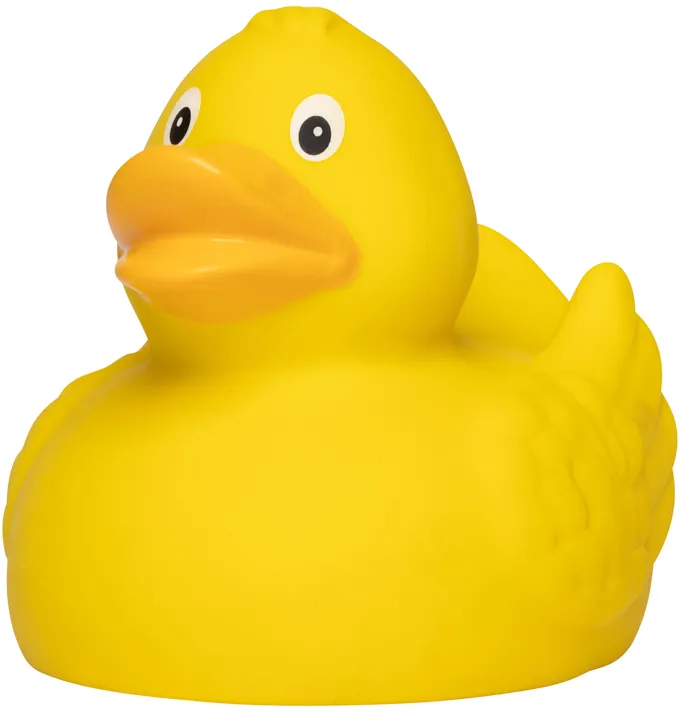 Naturkautschuk-Ente, klassik, gelb/orange – Bild 5