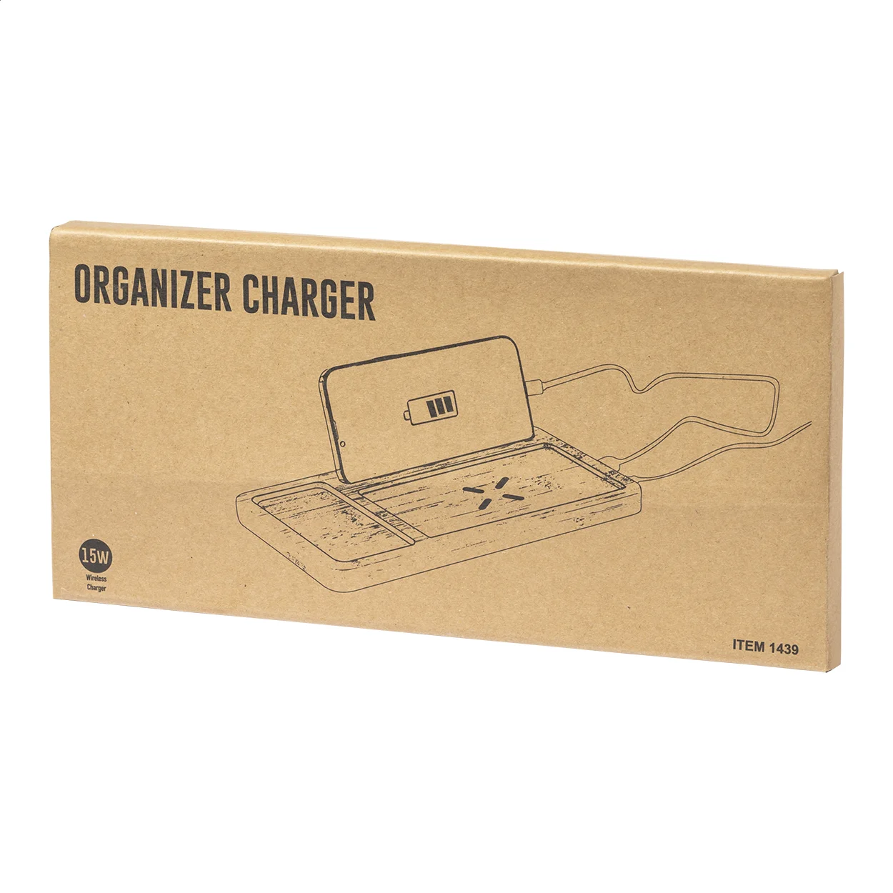 Organizer Flabo Plus mit Wireless-Charger, natur – Bild 6