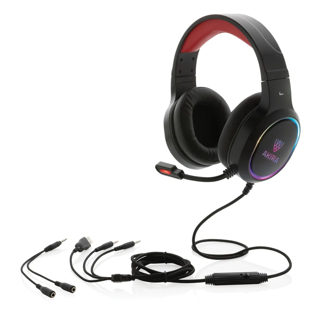 RGB Gaming Headset, schwarz – Bild 8