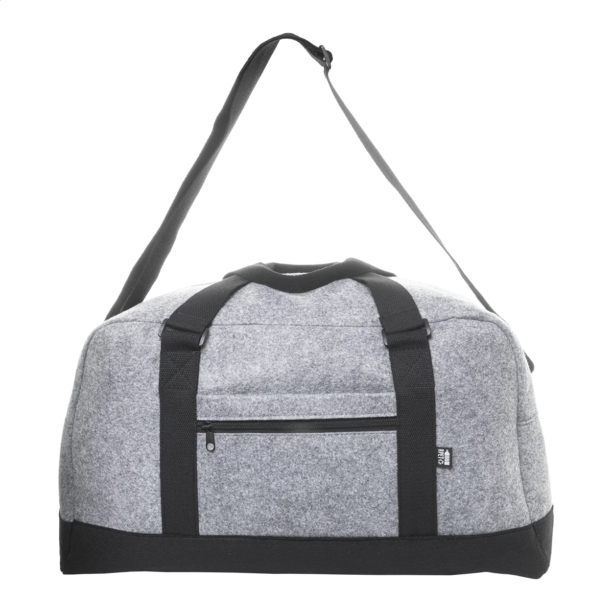 RPET-Filz-Sporttasche Refelt Travel, grau – Bild 5