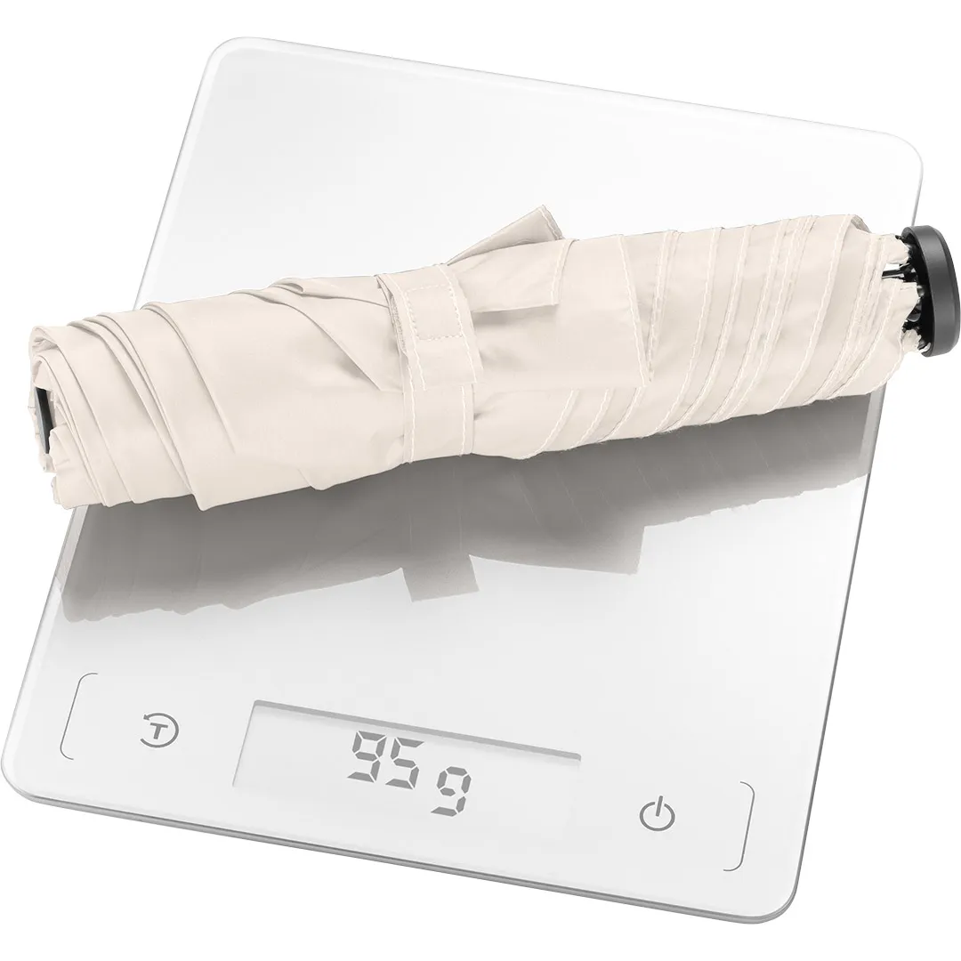 Mini-Taschenschirm FARE® FiligRain Only95, creme – Bild 2